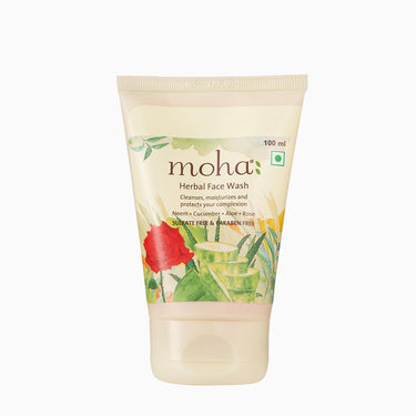 MOHA Self Care Kit - Herbal Scrub | Herbal Radiance Face Mask | Aloe Vera Gel, Glowing Skin For Men & Women | With Natural Ingredients And Suitable for all Skin Type (Pack Of 3)